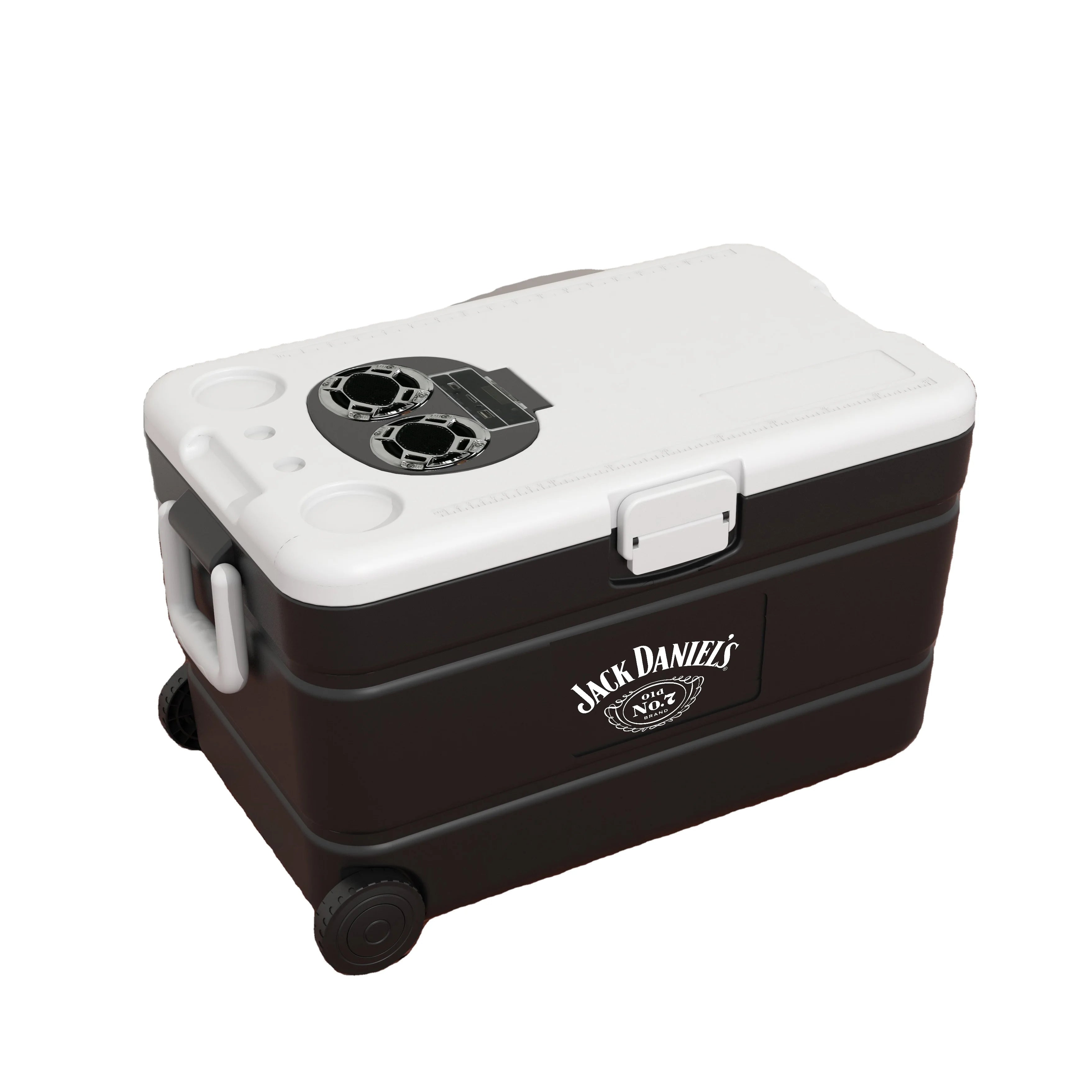 Factory Large Capacity 43L Cooler Box Cart with Bluetooth Music Speakers with FM Speakers TF Card AUX Usb Charger