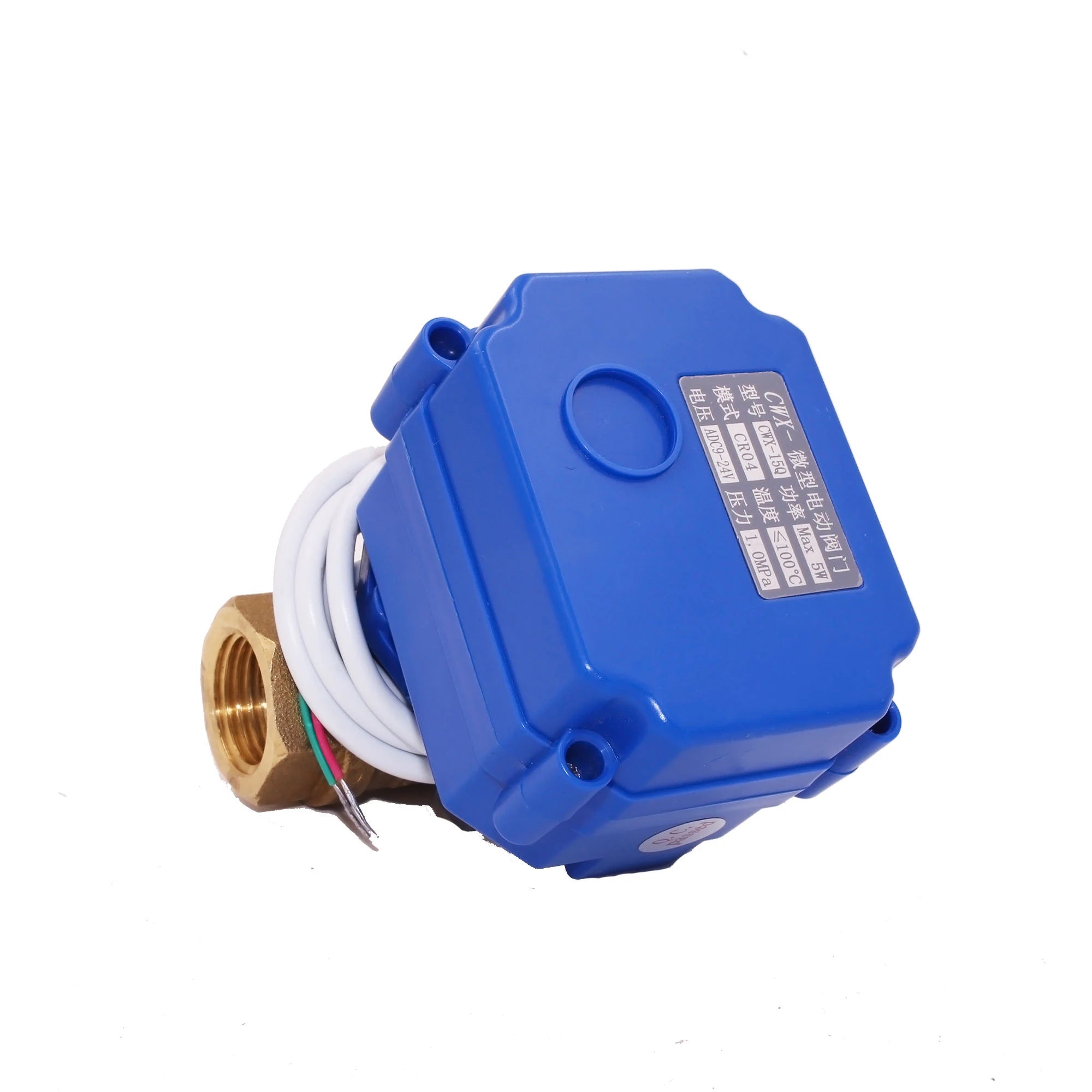 DN8-DN25 Miniature Motorized Electric Ball Valve With Actuator Brass 12V 24V 220V 2 Way IP65 Waterproof Water Valve