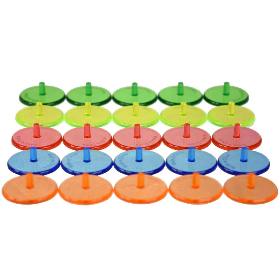 19mm 25 mm Plastic Round Custom Logo Golf Ball Marker Golf Accessories