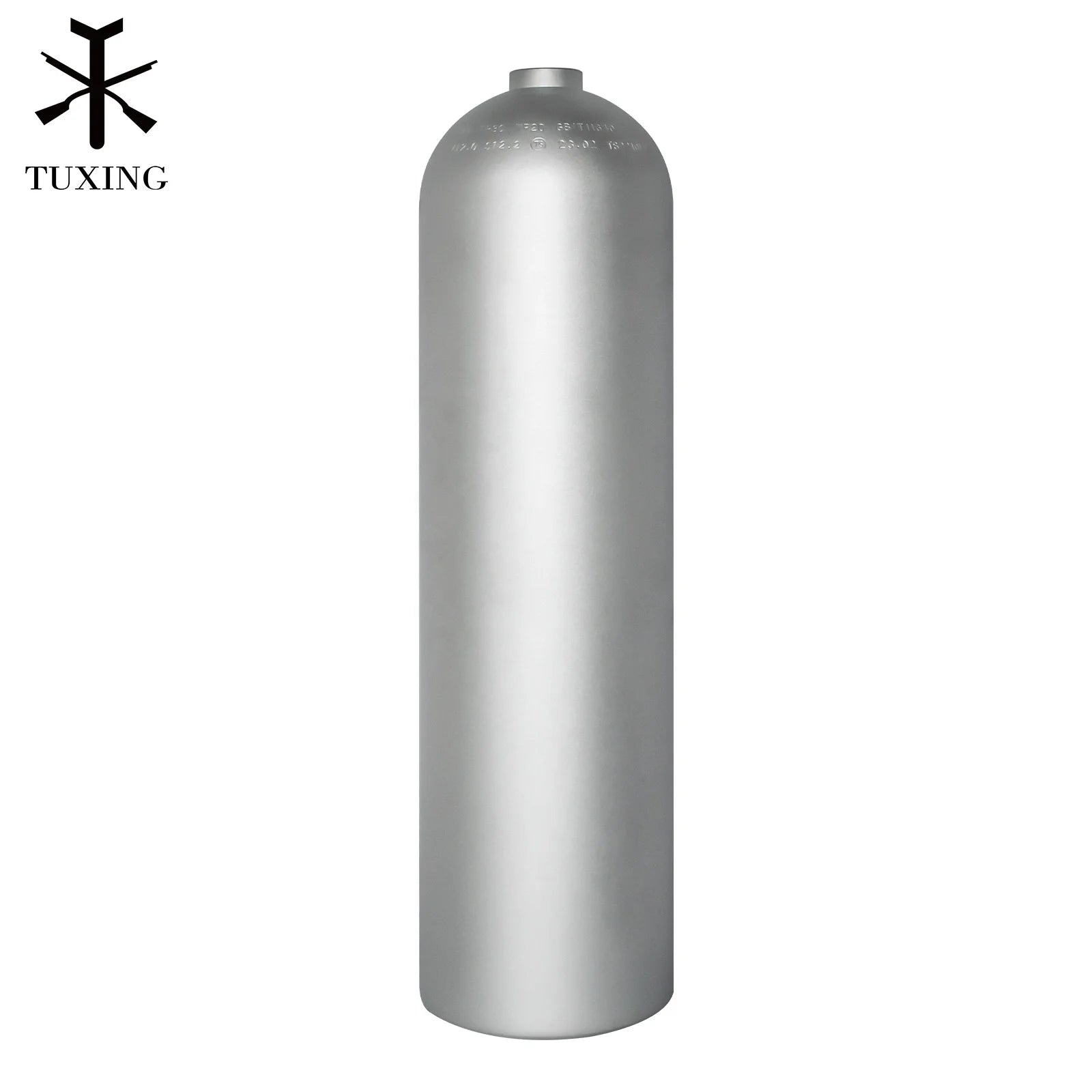 TUXING Customized OEM ODM 12L 20Mpa 3000PSi 200bar Practical Scuba Diving 20mpa 3000psi Aluminum Gas Bottle With Transfer Valve