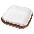 Non-Stick Disposable Square Parchment Paper Liners for Air Fryer Coated Industrial Use for Food Print Package Made From Pulp