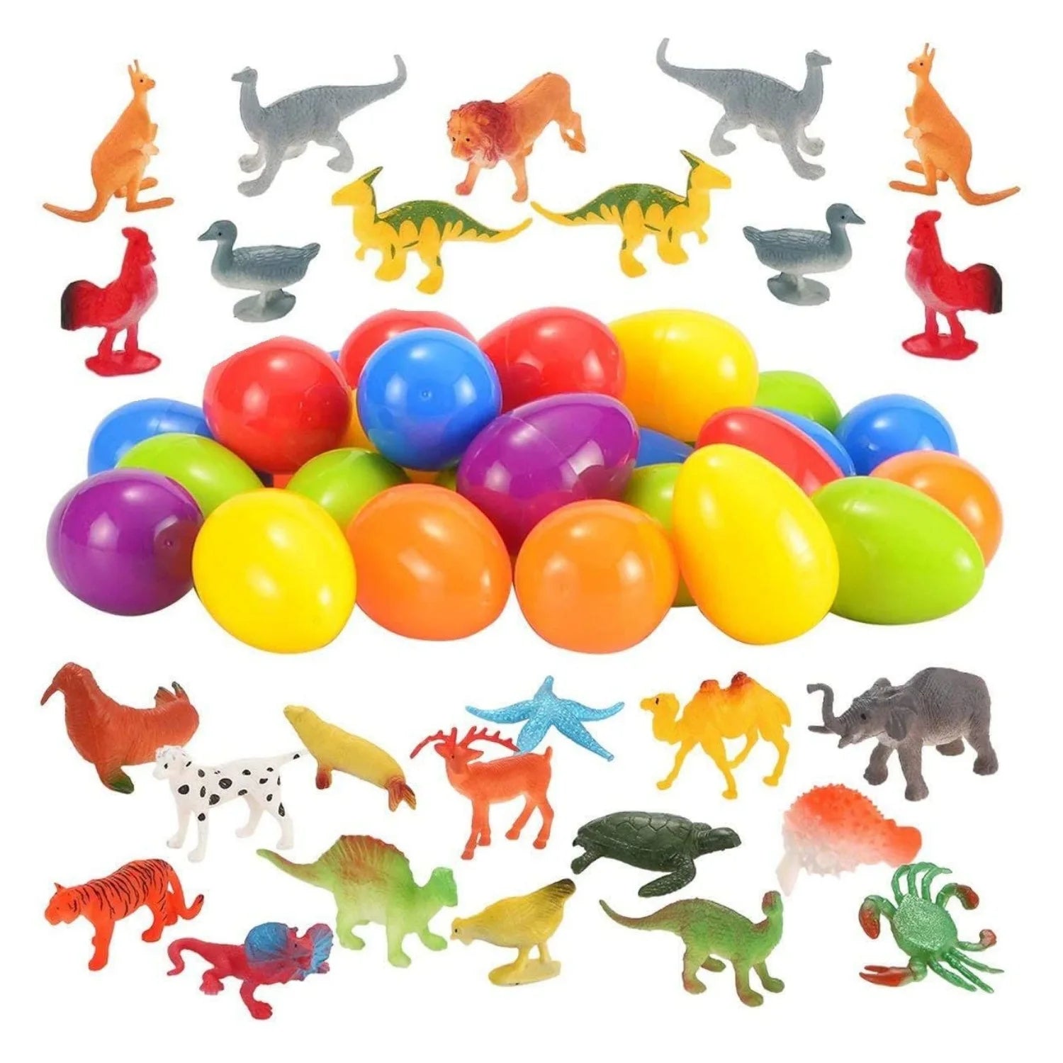 2023 Hot Sale DIY Plastic Easter Eggs for Kids Festive Festival Craft for Party Accessories Easter Gift Idea