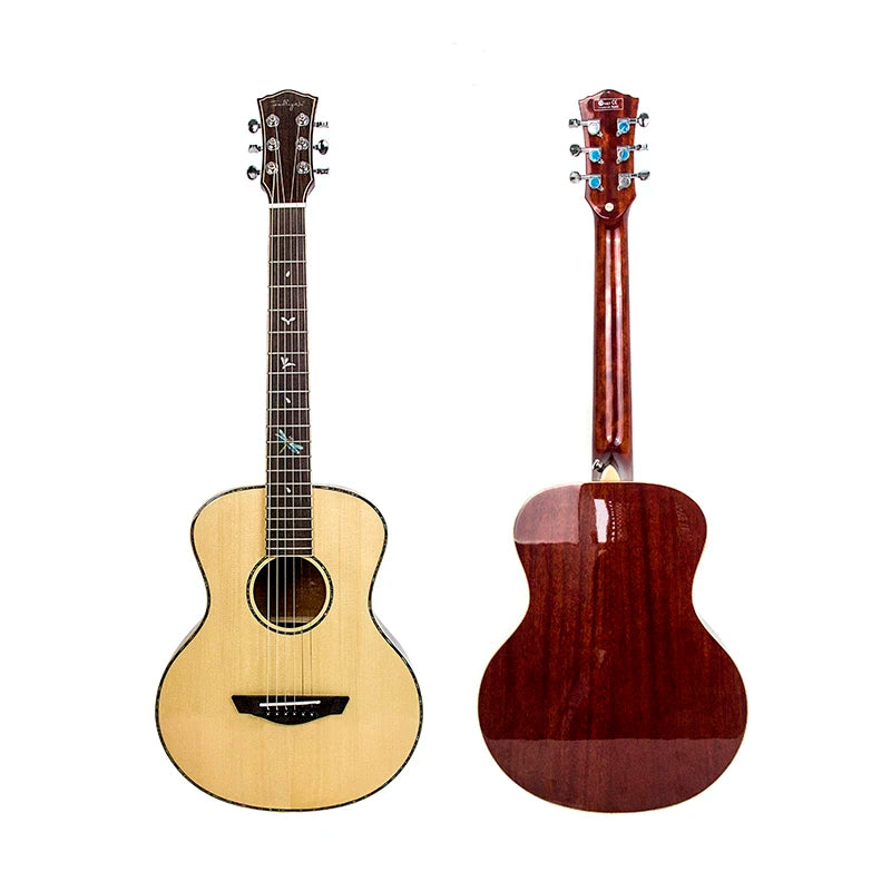 Farlley.Na Hot Selling 34 Inch   Customized LOGO Mahogany Guitar