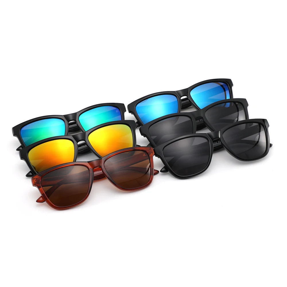 China Classic Unisex Shades Women Men Sun Glasses 2023 square Frame Running Sports Sunglasses Polarized