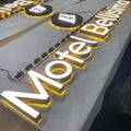Front Lit Display Signage Acrylic Custom Storefront Sign Decorative Alphabet Letter Advertising Business Led Frontlit Letters