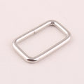 1 Inch Metal Bag Strap Webbing Rectangle Adjustable Ring Buckle