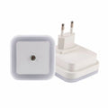 US EU Plug-in Auto LED Induction Sensor Night Light Lamp for Kid's Bedroom Hallway Bathroom Kitchen
