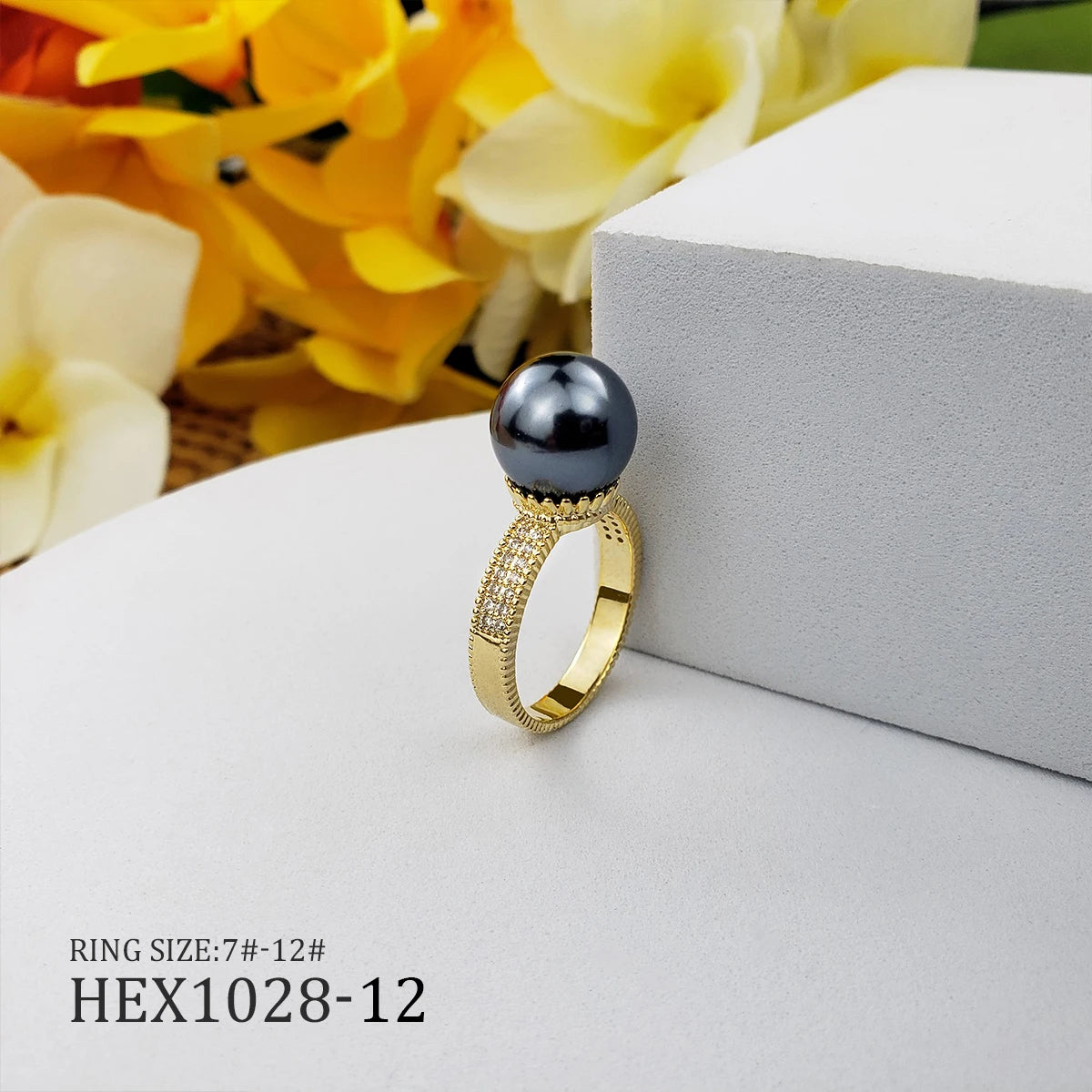 Hawaiian Style Sribal Love Flower 14K Gold Ring Hawaiian Jewelry Woman Ring Wholesale