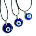G1602 Wholesale Simple Wax Line Demon Angel Eye Necklaces Accessories Glass Devil's Eye Turkey Blue Eyes Pendant Necklace
