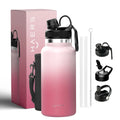 Custom logo 12/18/32/40OZ Vacuum Flask Double Walled Insulated Drinks Bottle Travel Stainless Steel Water Bottle