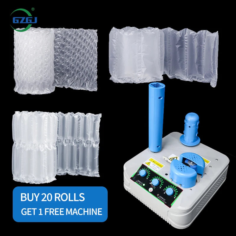 Recyclable HDPE Shockproof Bubble Air Cushion Film Rolls Protective Material for Tablet Wrapping
