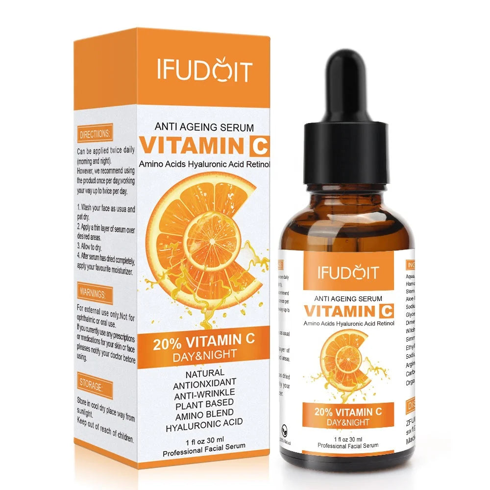 IFUDOIT Wholesale Private Label Premium High-potency Anti-aging Whitening Brightening  Vitamin C Serum