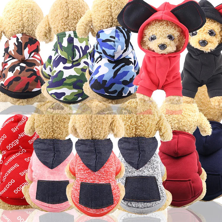 Factory Wholesale Custom Luxury Designer Cosplay Fashions Dog Hoodie Pet Clothes
