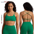 Hot Sale Yoga Bra High Quality Women Open Back Sport Fitness Workout Stretch Beautiful Back Gym Running Sports Bra Fitness Wear
