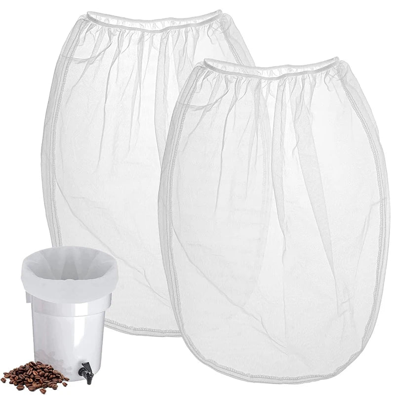 Polyester Mesh Cold Brew Coffee Filter Bag Compatible With Toddy Cold Brew System Strainer Bag for Commercial Brewers