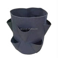 5 Gallon Grow Bags with 6 Side Planting Pockets  Aeration Felt Planter Thickened Non-woven Fabric Pots with Handles