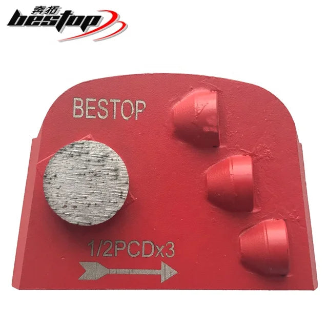 Bestop OEM Customized Premium Quality Diamond Epoxy Concrete Floor Tools 3x1/2PCD Abrasive Disc High Efficiency Durable for