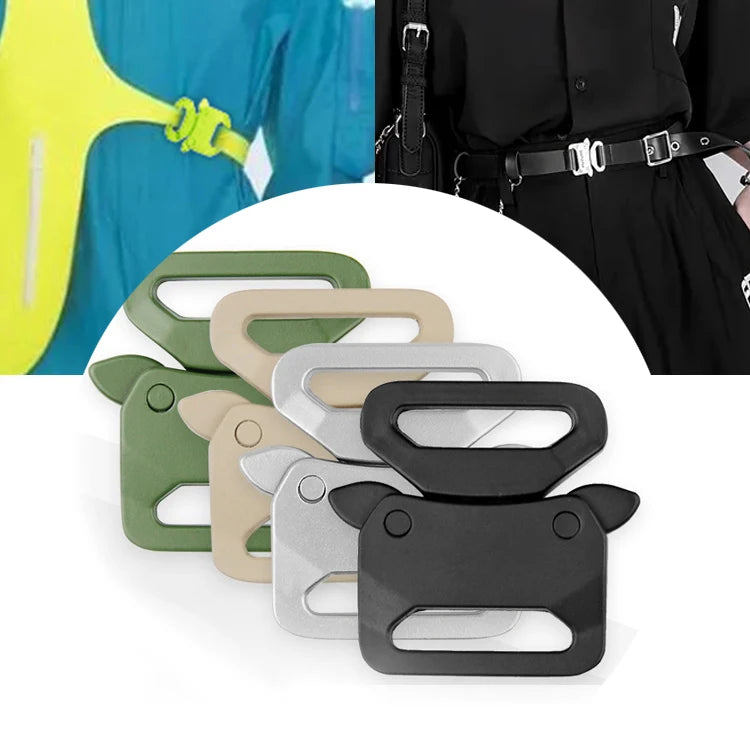 High Quality 20mm Hardware Bag Buckle for Bag Accessories 3/4 Side Release Buckle Backpack Bags Strap Buckle