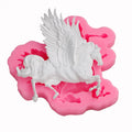 HY Unicorn Horse Silicone Fondant Mold Flying Horse Cake Decoration Tools