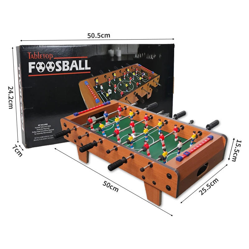 Hot Selling Parents and Kids Educational Toys 50 cm Large Six-Stick Wooden Mini Table Football Game