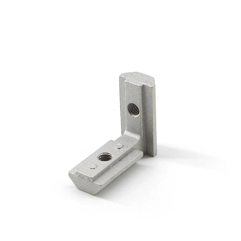 China Manufacturer  2006 40*40mm   40 Series  Inside Corner Connector in L Shape for  Machine Robot Workbench with Thread Insert