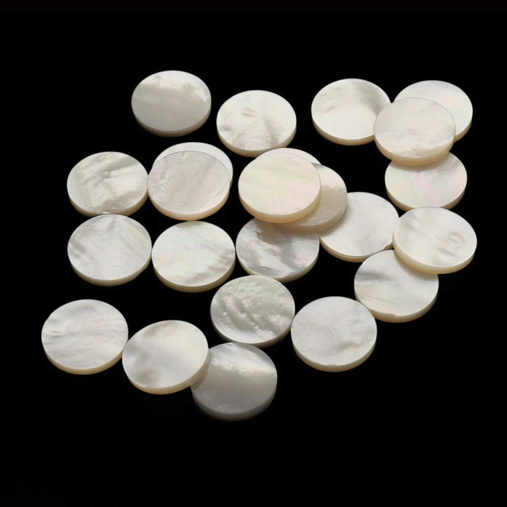 Wholesale Custom White Mother of Pearl Shell High Quality Natural Gemstone for Jewelry Factory Direct