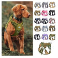 Manufacturer OEM Custom Tactical Sport Reflective Padded Nylon No Pull Dog Harness Safety Easy Control Handle Adjustable for