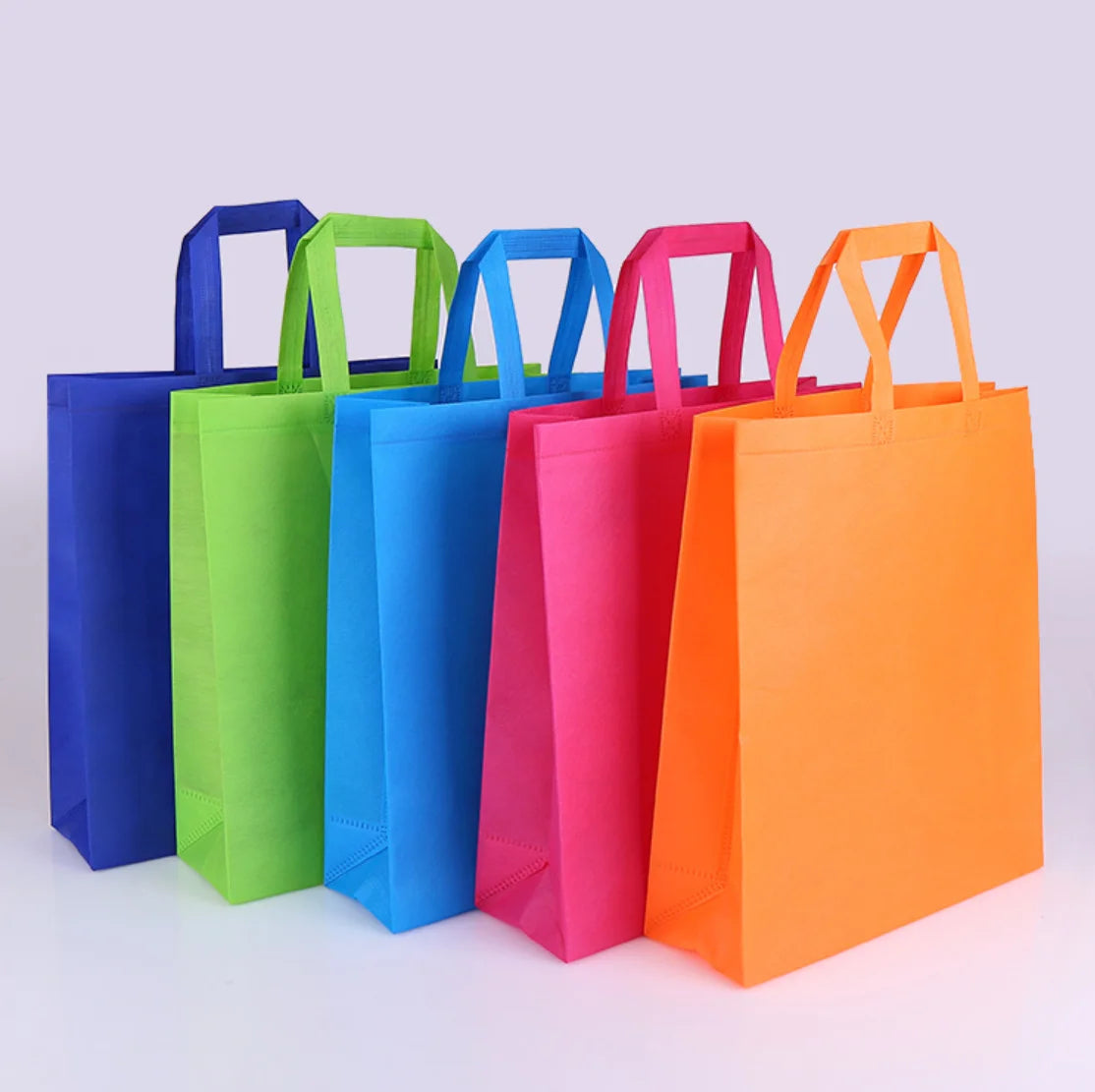 Eco Friendly High Quality Custom Logo Ultrasonic Non Woven Letter Pattern Promotional Use Tote Bag