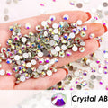 Wholesale High Quality Ss6 Ss8 Ss10 Ss12 Ss16 Ss20 Non Hotfix Nickel-Free Lan Guang Flatback Glass Crystal Rhinestones for Nail