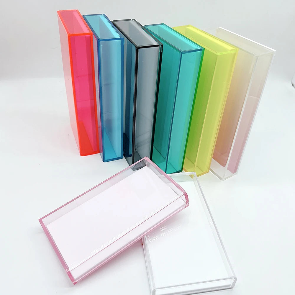 Custom Lash Box Organized Lash Palette Eyelash Organizer Plain case Eyelash Storage Box Actylic Lash Tile