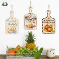 Putuo Decor Thanksgiving Cutting MDF Sign Chopping Board Shape Wooden Sign Home Door Kitchen Decor