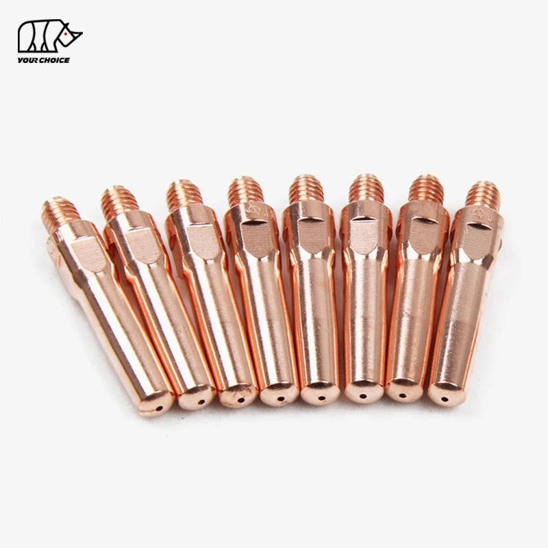 INWELT ECU/CuCrZr Copper MIG Welding Torch Accessories M6X45 MIG Welding Contact Tip for Pana Welding Torch