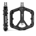 GEWAGE MTB Bike Pedal Nylon Material 2 DU Widen Anti-slip Lightweight Bicycle Pedals