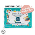 Custom Reusable Sticker Books for Kids Static Film Sticker Books Waterproof Busy Activity Stickers Books for Girls Boys