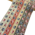 Wholesale 3.5cm Ethnic Style Sequin Lace Trimming Eugenia Mesh Embroidered Lace for Women Decorative Lace on Cuffs and Collar