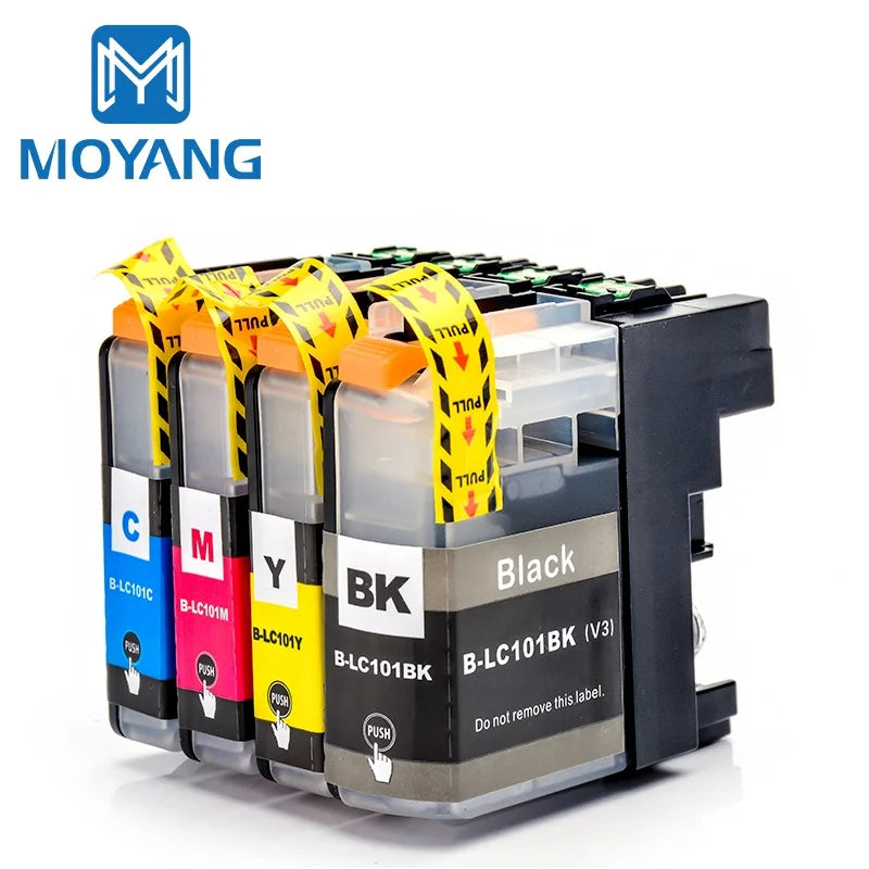 MoYang Compatible for Brother LC101 Ink Cartridge MFC-J285DW/J450DW/J470DW/J475DW/J650DW/J870DW/J875D/J245 DCP-J152W Printer