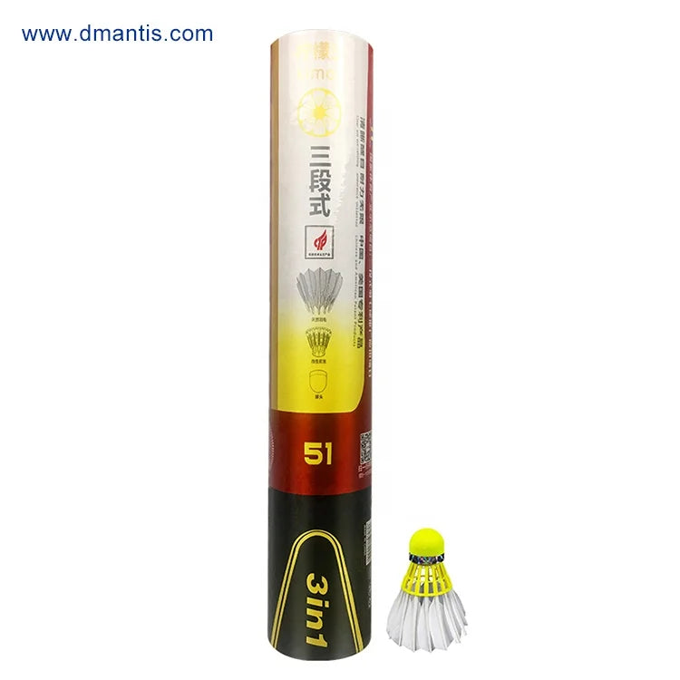 Original Goose Feather Wholesale Cheap Price Badminton Shuttlecock for Player Grader