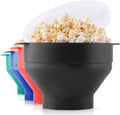 Microwave Oven Silicone Popcorn Bowl Foldable Kitchen Simple Tool Magic Household Popcorn Machine Container Healthy Cooking Tool