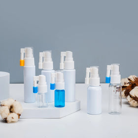 5ml 10ml 15ml 20ml 30ml Plastic Oral Throat & Nasal Spray Bottles with Pump Sprayer for Liquid Medicine & Oral Care Packaging