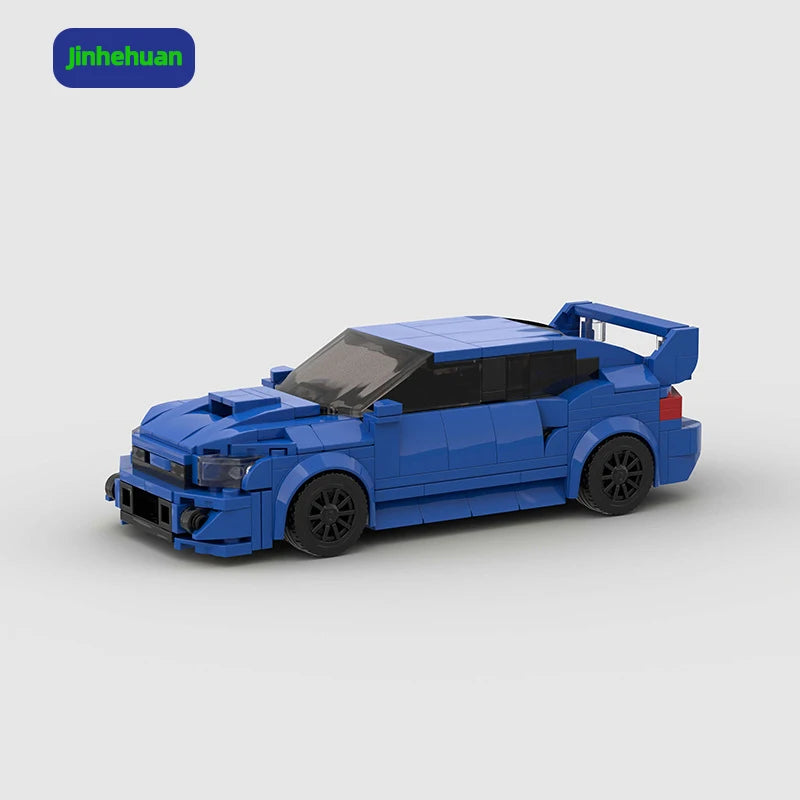 2025 New Plastic Moc Bricks Blue Hot Selling Sports Car Model Toy Building Blocks for Boy Car Building Block Sets