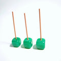 Huiying Arrival Decorative Religious Green Aventurine Jade Incense Stick Holders Stand