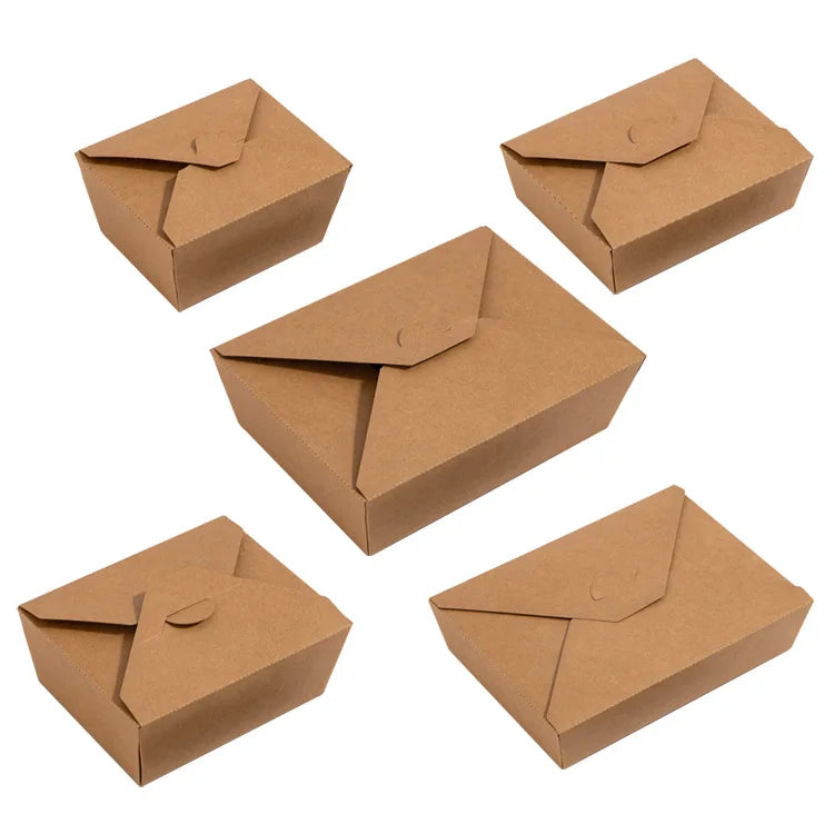 Takeaway Packaging Disposable Box Fast Food Box Takeaway Dinner Set Dishes Plate Food Boxes