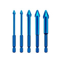Wholesale Straight groove Eccentric Drill Bits Ceramic Tiles Glass Concrete Dry Drilling Hexagonal Handle Alloy Triangle Drill