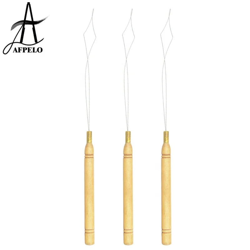 Nano Pulling Needles Loop Threader for Nano/Loop/Micro Rings Hair Extensions