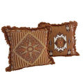 Tapestry Woven Cushion Cover 45*45CM  Custom Pillow logo  Jacquard Geometry Cushion with 5CM Tassels Fringe