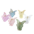 MIO Hot Selling Acrylic Hair Clamp Accessories Design Mini Butterflies Hair Claw Clips Pretty Butterfly Small Hair Claws