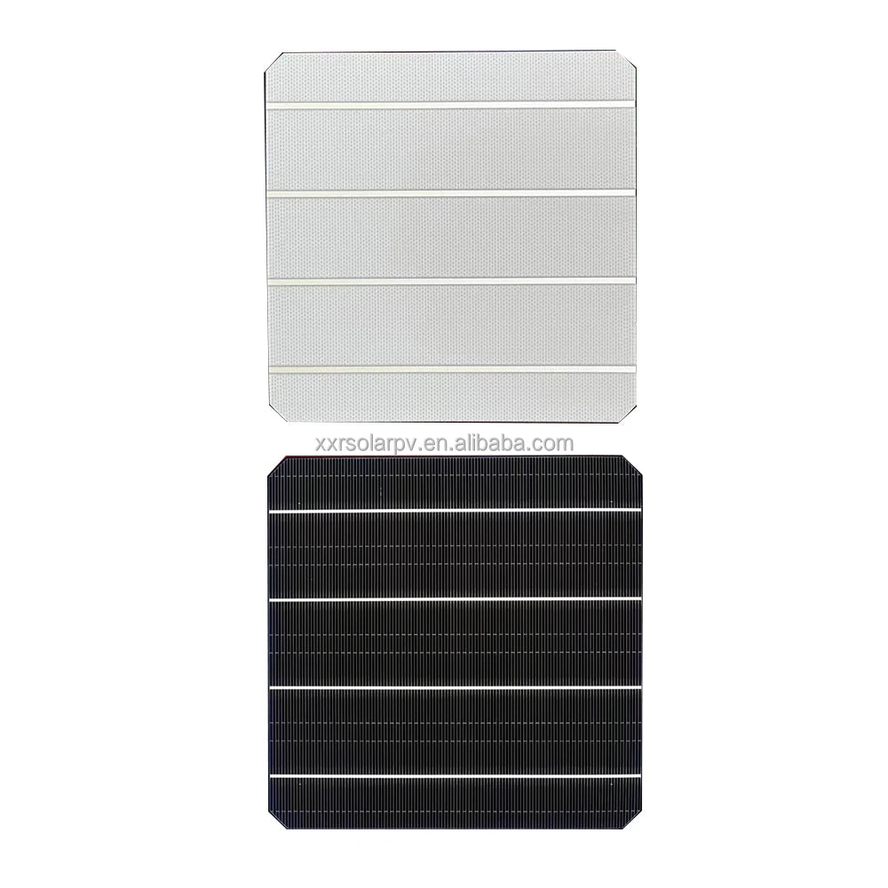 Wholesale 21.8% High Efficiency Grade a Solar Cell M6 4BB Continuous Busbar  Monocrystalline Silicon Solar Cells for Sale