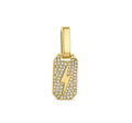 Milskye Charming Fashion Jewelry for Women 925 Silver 18k Gold Shimmer Bolt Charm Necklace