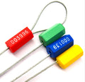 JahooPak Adjustable 2mm Diameter Colorful High Security Laser Printed Cable Seal Lock Model JP-CS03 Container Secure Storage