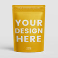 Factory Customization  Aluminum Foil Resealable Flat Bottom Tea Coffee Plastic Packaging Zipper Coffee  Stand up Pouch Bag